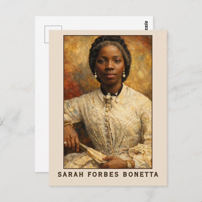 Carte Postale Sarah Forbes Bonetta Portrait Art (Devant / Derrière)