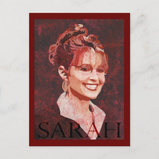 Carte Postale Sarah Palin - Vice-présidente 2008
