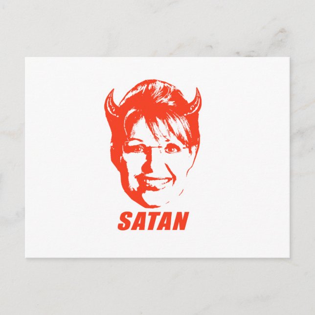 CARTE POSTALE SARAH SATAN (Devant)