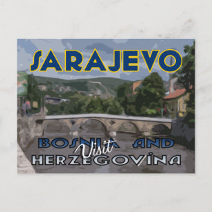 Carte Postale Sarajevo, Visite En Bosnie-Herzégovine