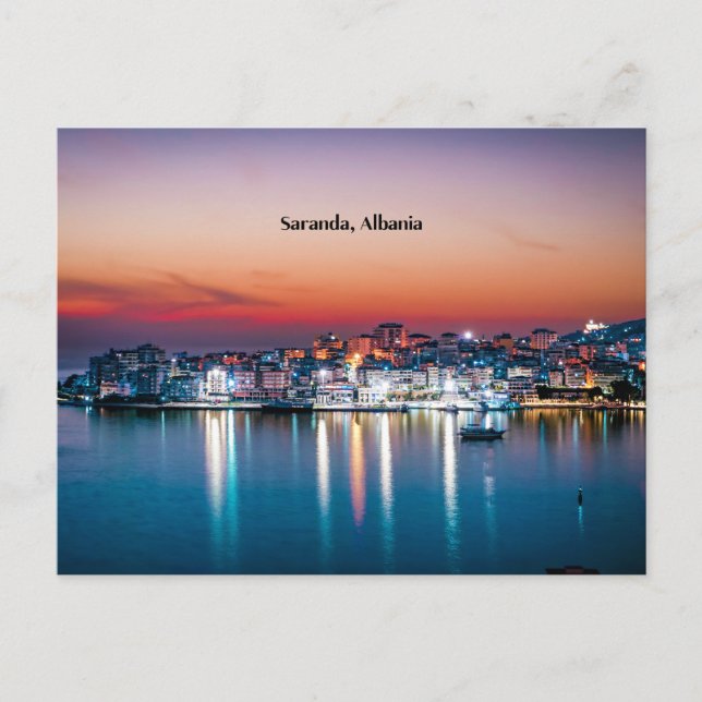 Carte Postale Saranda, Albanie (Devant)