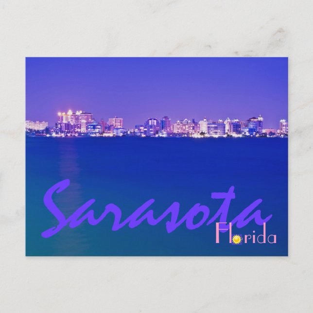 Carte Postale Sarasota, Floride, États-Unis (Devant)