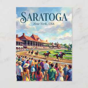 Carte Postale Saratoga Springs, New York États-Unis