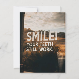 Carte Postale Sarcasme amusant Anniversaire aîné Âge plus âgé