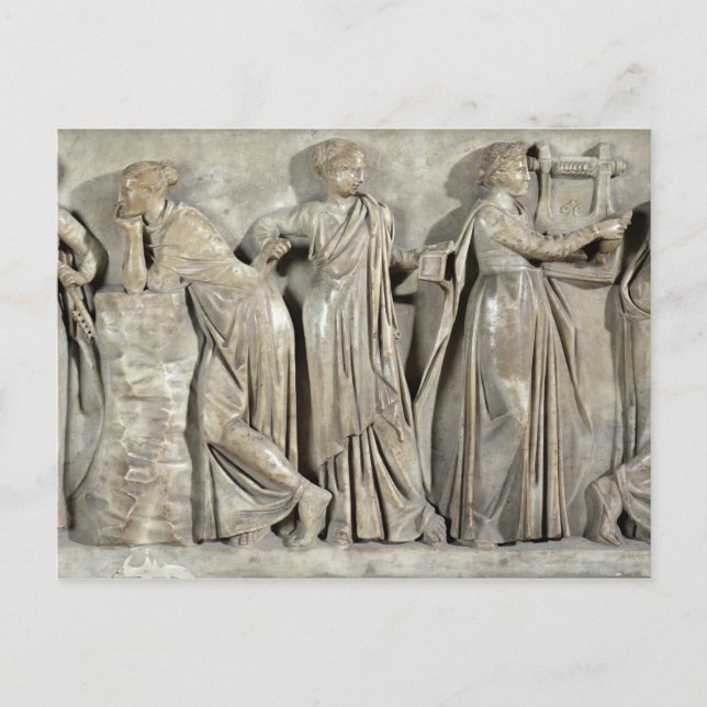 Carte Postale Sarcophage des Muses (Devant)