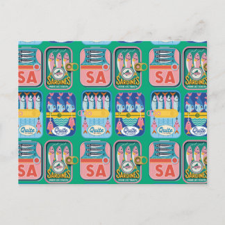 Carte Postale Sardine Funky Portugal