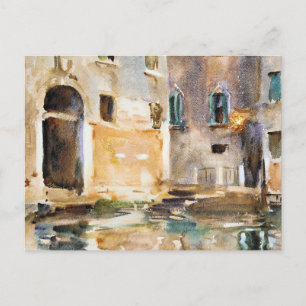 Carte Postale Sargent - Venise, peinture d'art,