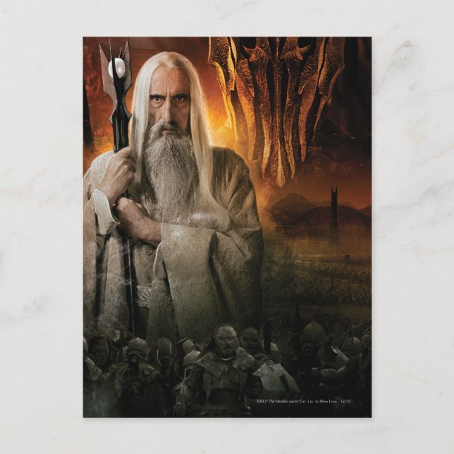Carte Postale SARUMAN™ et les ennemis (Devant)