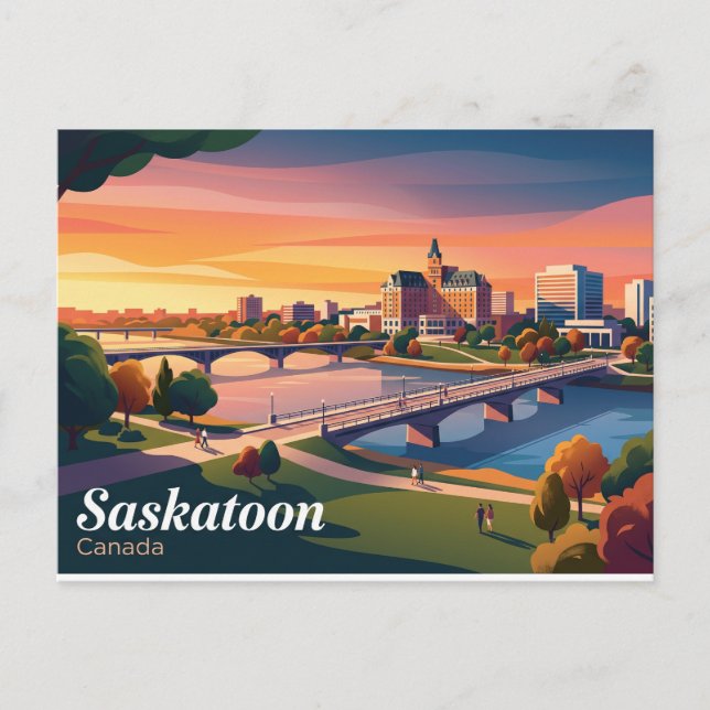 Carte Postale Saskatoon Canada (Devant)