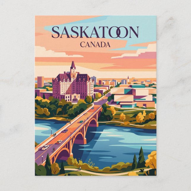 Carte Postale Saskatoon Canada (Devant)