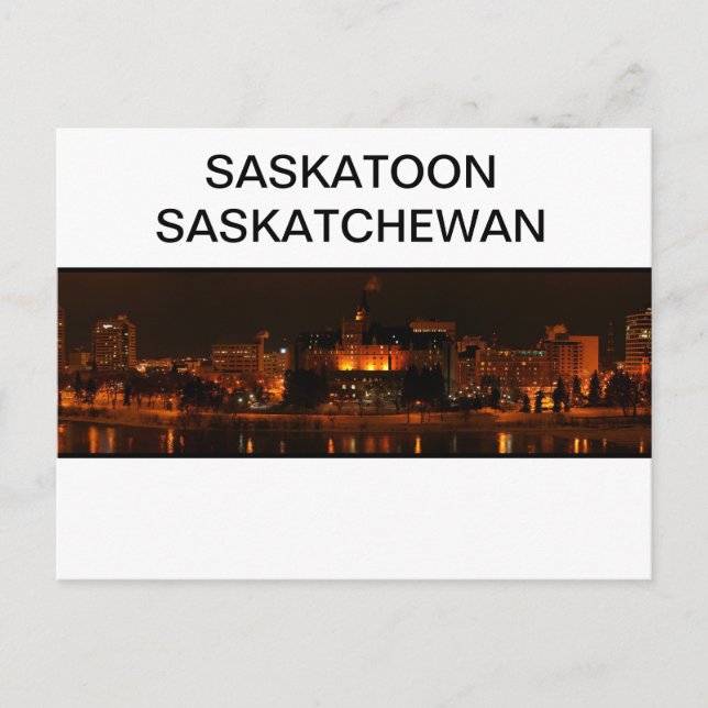 Carte postale Saskatoon Saskatchewan (Devant)
