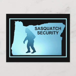 Carte Postale Sasquatch Security - Oregon