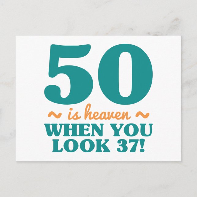 Carte Postale Sassy 50e anniversaire (Devant)