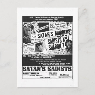 CARTE POSTALE SATAN'S SADISTS