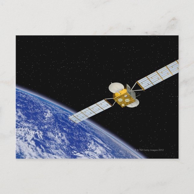 Carte Postale Satellite de télécommunications (Devant)