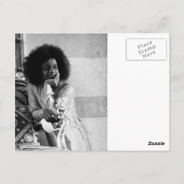 Carte postale Sathya Sai Baba (Dos)