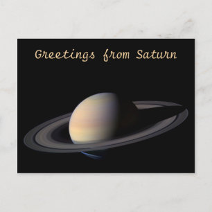 Carte Postale Saturn