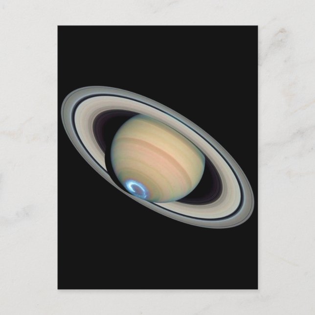 Carte Postale SATURN DE PLANÈTE (système solaire) ~ (Devant)