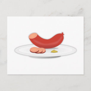 Carte Postale Saucisse