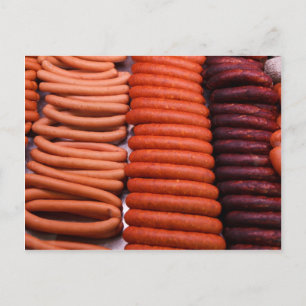 Carte Postale Saucisses