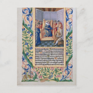 Carte Postale Saul écouter David jouer de la harpe