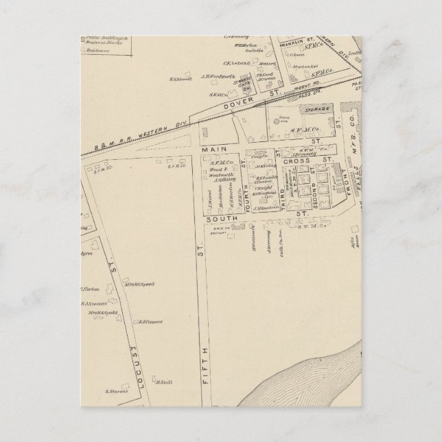 Carte Postale Saumon Falls PO (Devant)