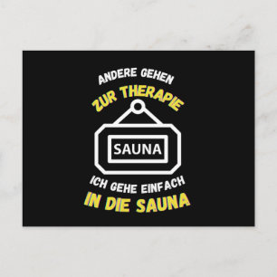 Carte Postale Saunas D'autres Vont En Thérapie Saunas
