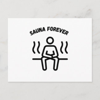 Carte Postale Saunas Sauna Forever