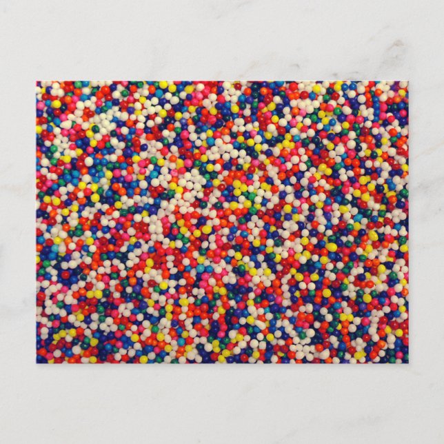 Carte Postale Saupoudrer de bonbons (Devant)