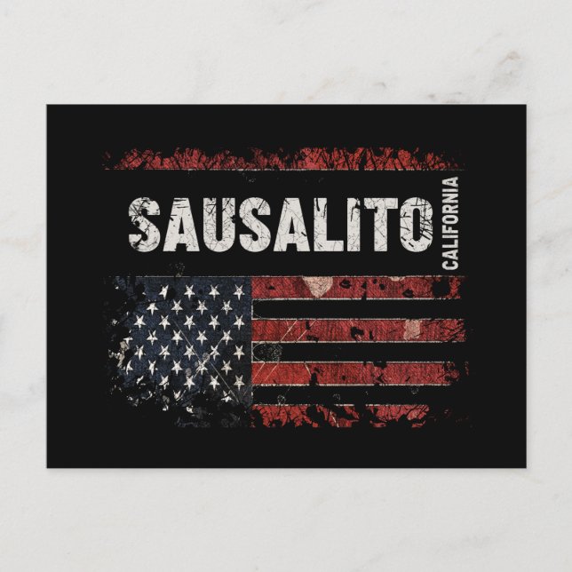 Carte Postale Sausalito Californie (Devant)