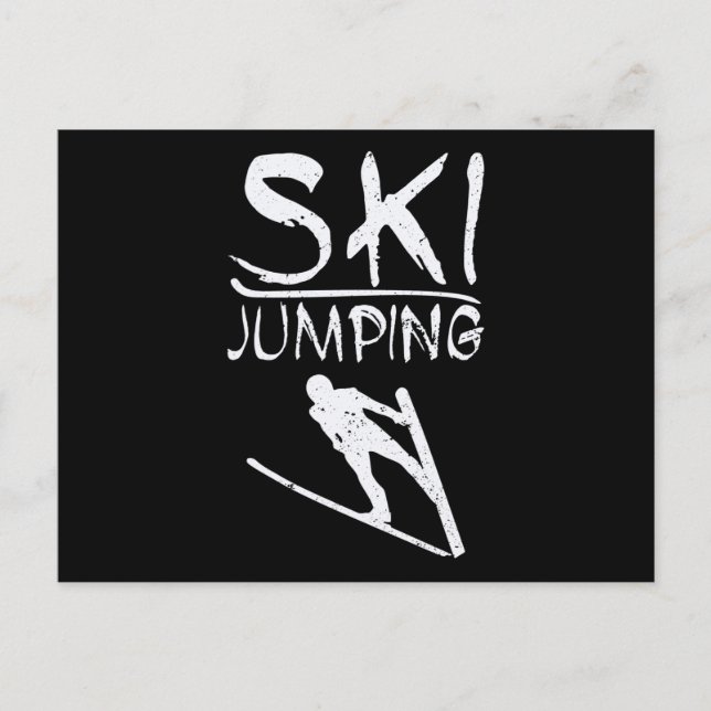 Carte Postale Saut à ski Saut à ski (Devant)