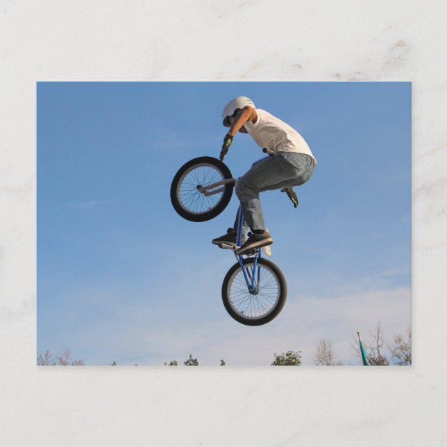Carte Postale Saut BMX aéroporté (Devant)