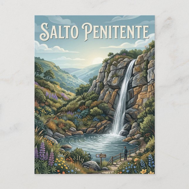 Carte Postale Saut du Pénitent (Devant)