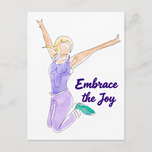Carte Postale Saut Joyeux (Devant)