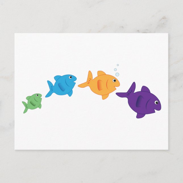 Carte Postale Sauts de poisson (Devant)