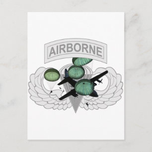 Carte Postale Sauts en vol avec ailes