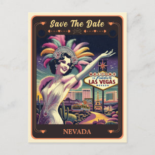 Carte Postale Sauvegarder la date Carton d'invitation du Nevad