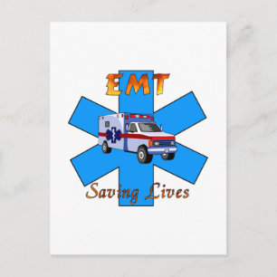 Carte Postale sauver des vies EMT