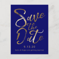 Sauver la date | Éclaboussure d'or