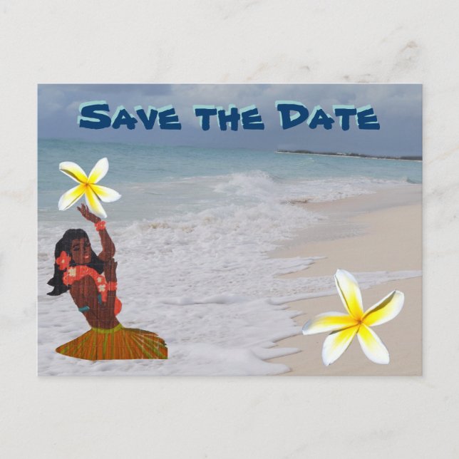 Carte Postale Sauver la date Hawaii  (Devant)