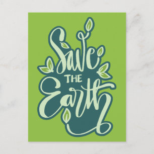Carte Postale Sauver La Terre