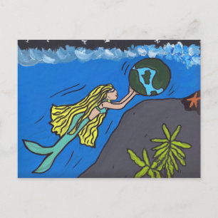 CARTE POSTALE SAUVER NOTRE PLANÈTE