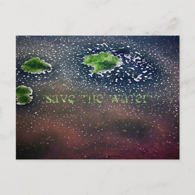 Carte Postale "Sauvez l'eau" (Devant)