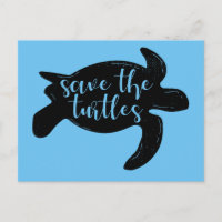 Sauvez les tortues mignon activiste des animaux bl