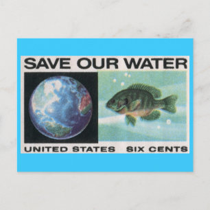 Carte Postale Sauvez notre eau