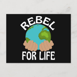 Carte Postale Sauvez notre planète Extinction Rebellion Climate