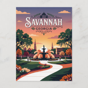 Carte Postale Savane États-Unis