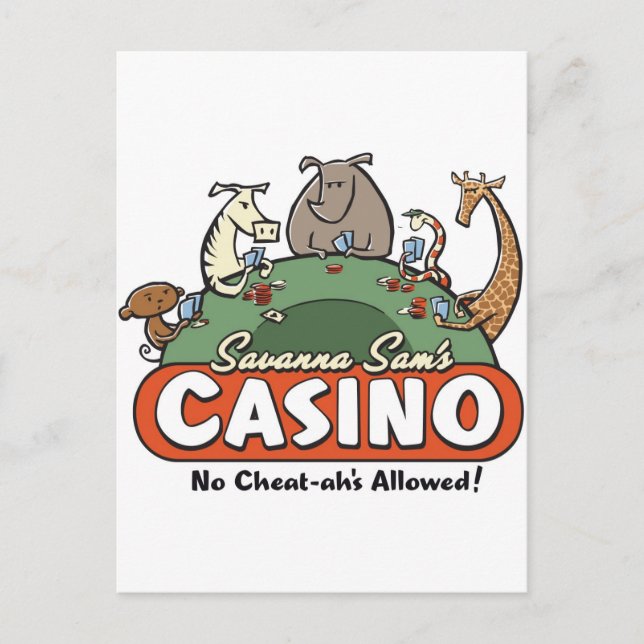 Carte Postale Savanna Casino (Devant)