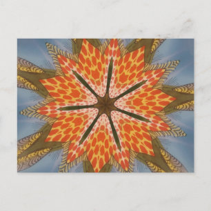 Carte Postale Savanna Star Bloom - Un audacieux Poster de animal