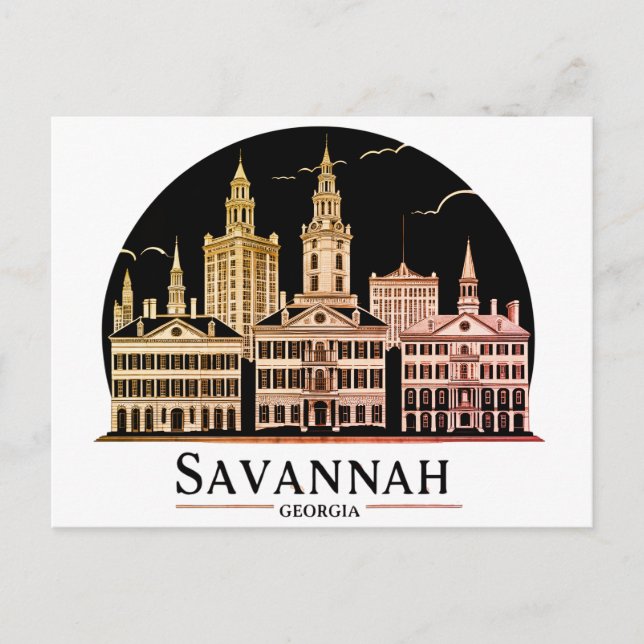 Carte Postale Savannah (Devant)
